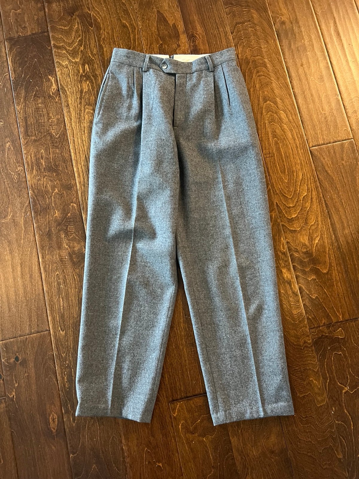 VTG 80’s Liz Claiborne preppy 100% gray wool pants size 4 EUC