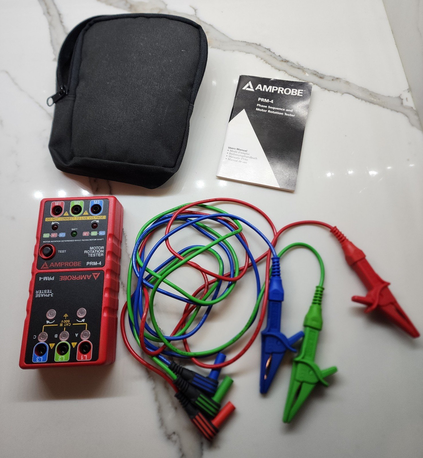 Amprobe PRM-4 Phase Sequence and Motor Rotation Tester