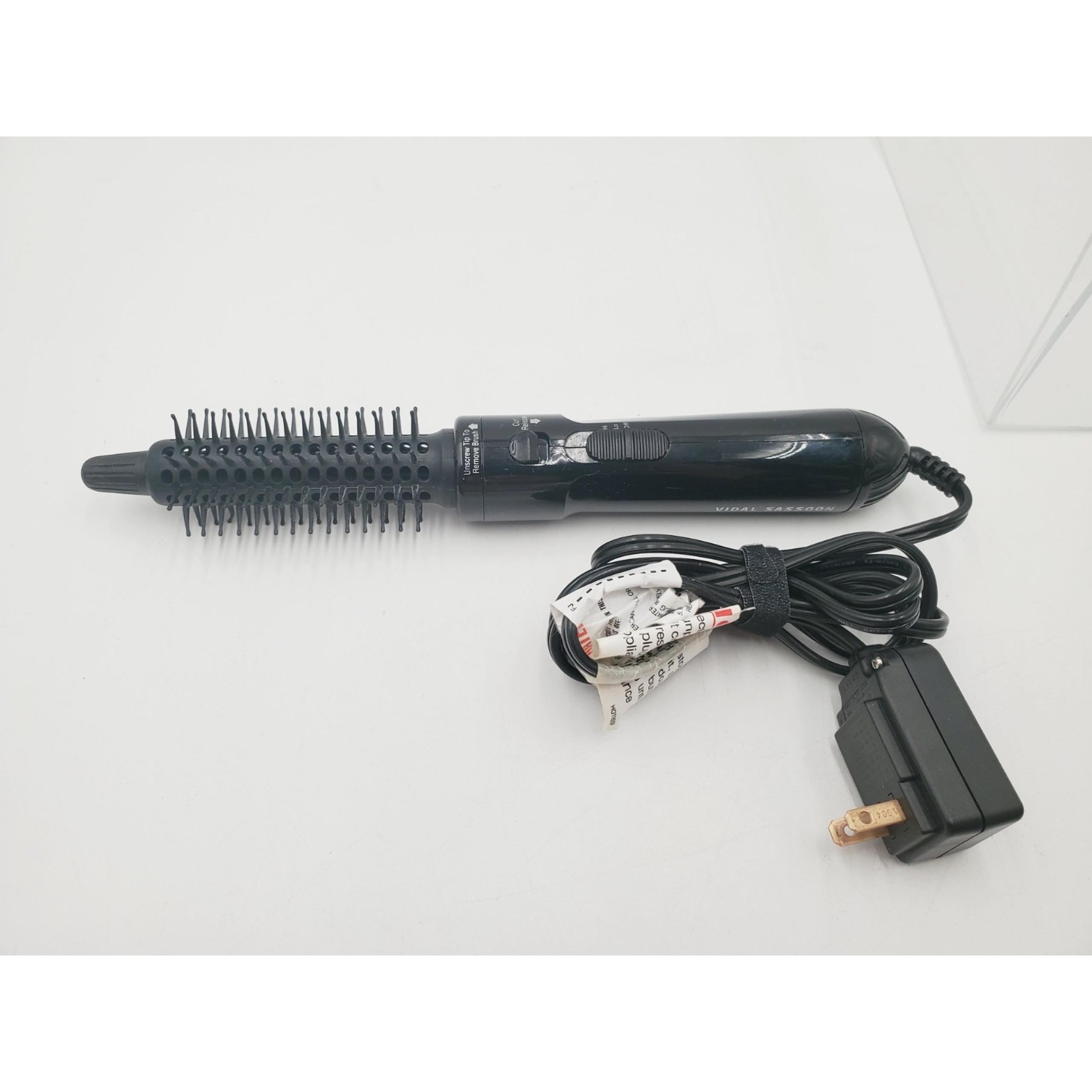 Vidal Sassoon Black Styler Dryer Styling Hot Brush Hair Curl Curling VS434WS