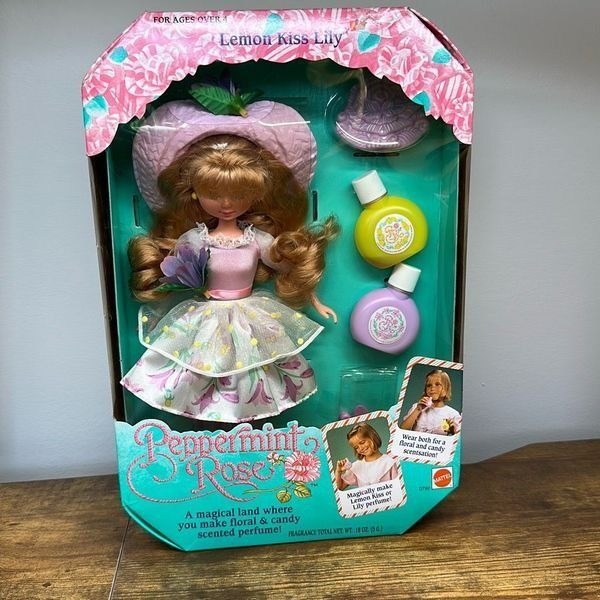 Peppermint Rose 1992 Lemon Kiss Lily Doll Mattel 0792 Collectible Vintage