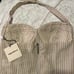 Superdown Rudy Halter Top Beige Cream Stripe