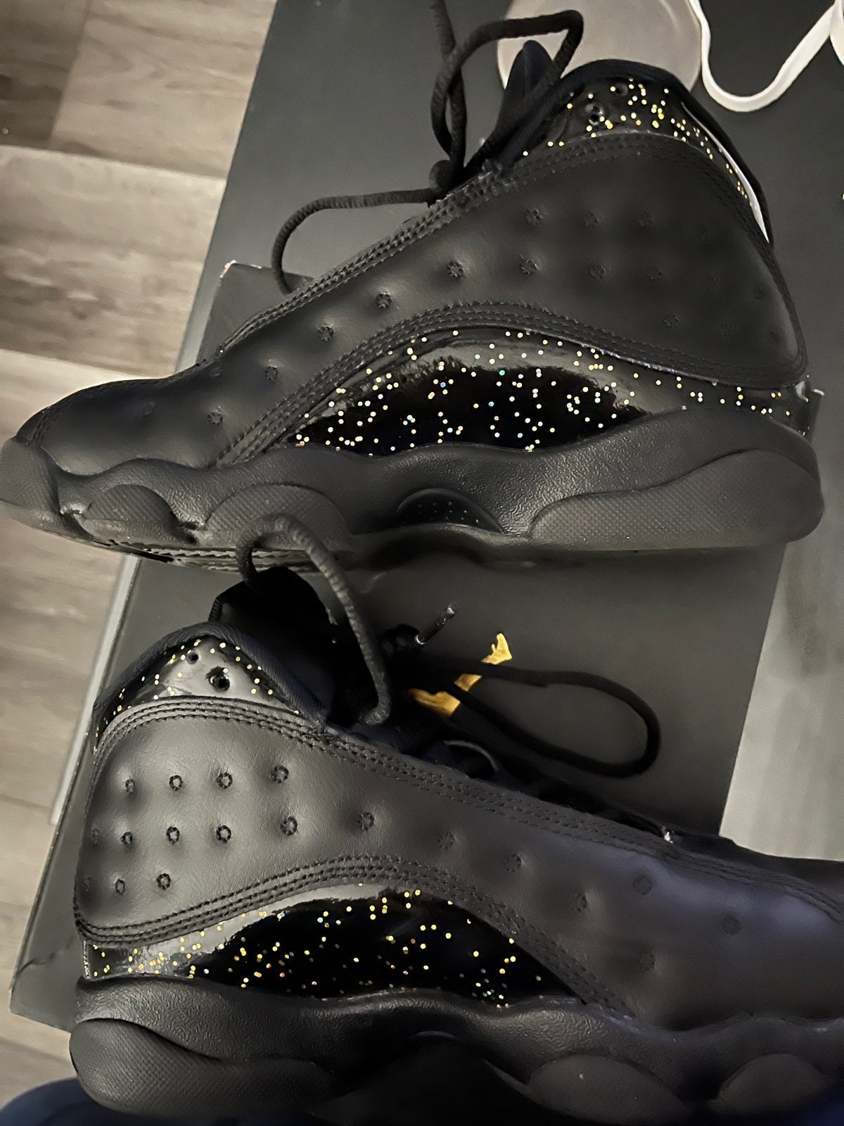 Air Jordan retro 13 black glitter