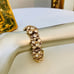 Beautiful Rhinestone Flower Bracelet