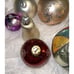 Vtg Indent Mercury Glass Micah Christmas Ornaments Mark Germany Poland Stunning!
