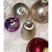 Vtg Indent Mercury Glass Micah Christmas Ornaments Mark Germany Poland Stunning!