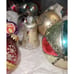 Vtg Indent Mercury Glass Micah Christmas Ornaments Mark Germany Poland Stunning!