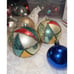 Vtg Indent Mercury Glass Micah Christmas Ornaments Mark Germany Poland Stunning!