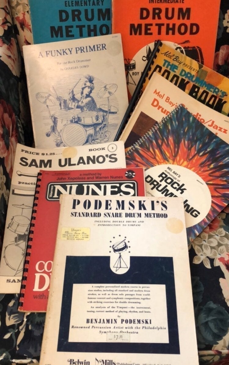 Percussion/Drum Music Books, vintage