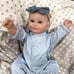 Reborn Baby Doll 20 Inch Lifelike Smiling Newborn Girl Doll Blue Eyes