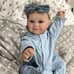 Reborn Baby Doll 20 Inch Lifelike Smiling Newborn Girl Doll Blue Eyes