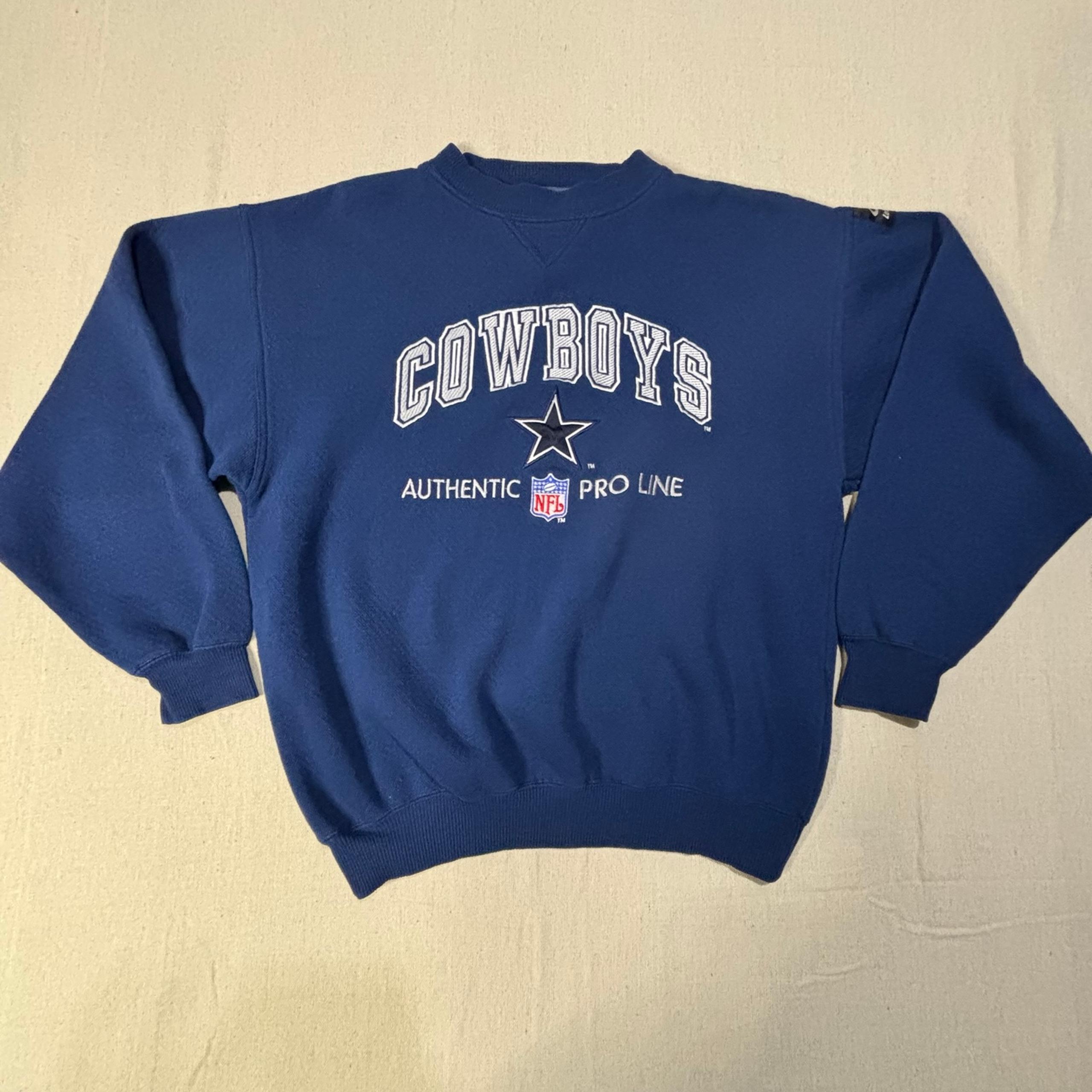 Logo Athletic Vintage 90s NFL Dallas Cowboys Crewneck Sweatshirt Mens Sz Large S