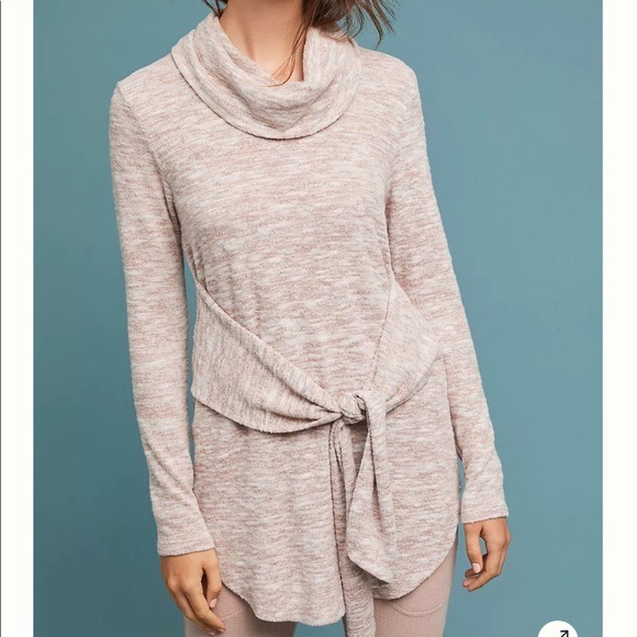 Sunday in Brooklyn for Anthropologie Kitchener tie-front pullover size XS