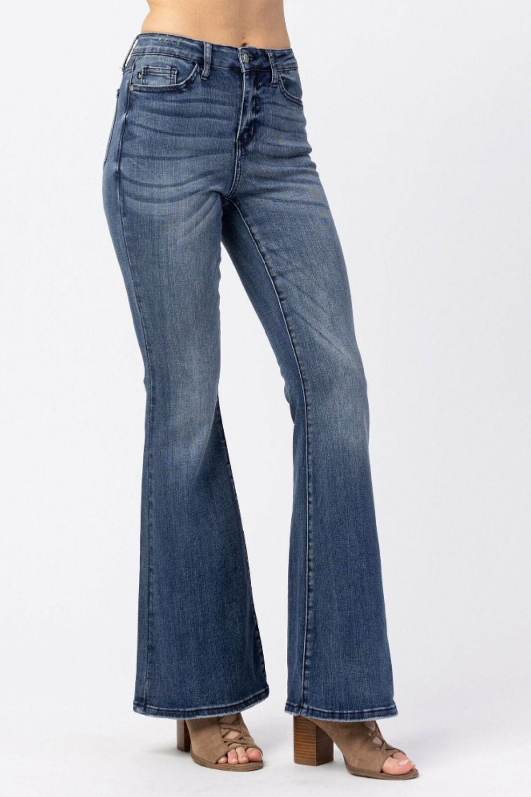 Women's Judy Blue Mid Rise Flare Jeans Size 15