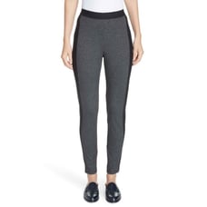 Eileen Fisher Pants Herringbone Stretch Ankle Panel Legging Women's Size Large