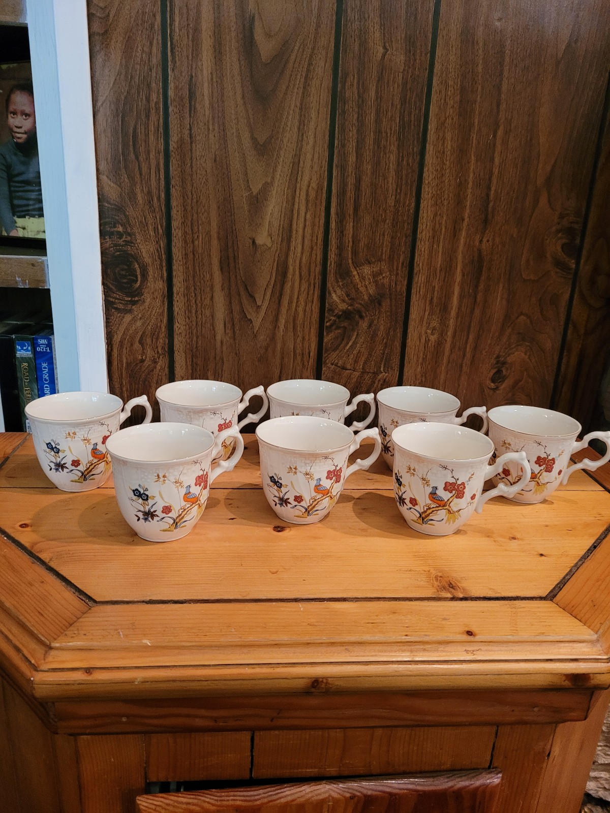 Mikasa fine ivory shangri-la cups lot of 8