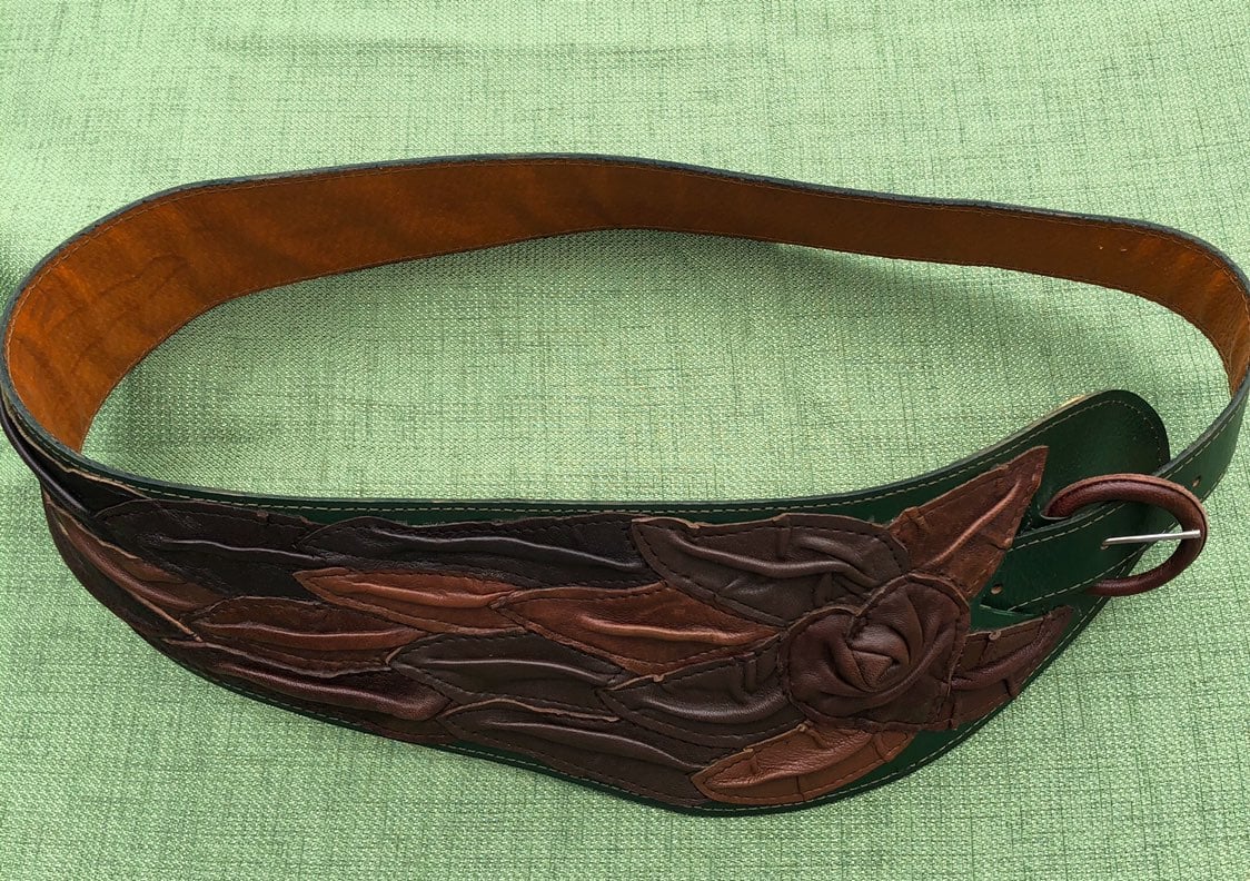 Womens leather belt