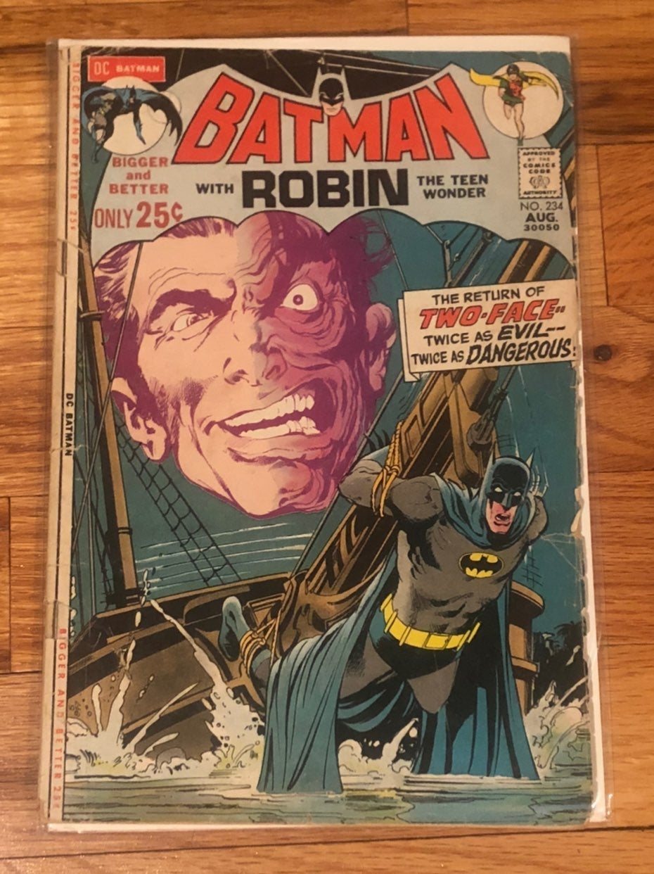 Batman #234 (1971, DC) 1st Silver Age Two-Face Comic
