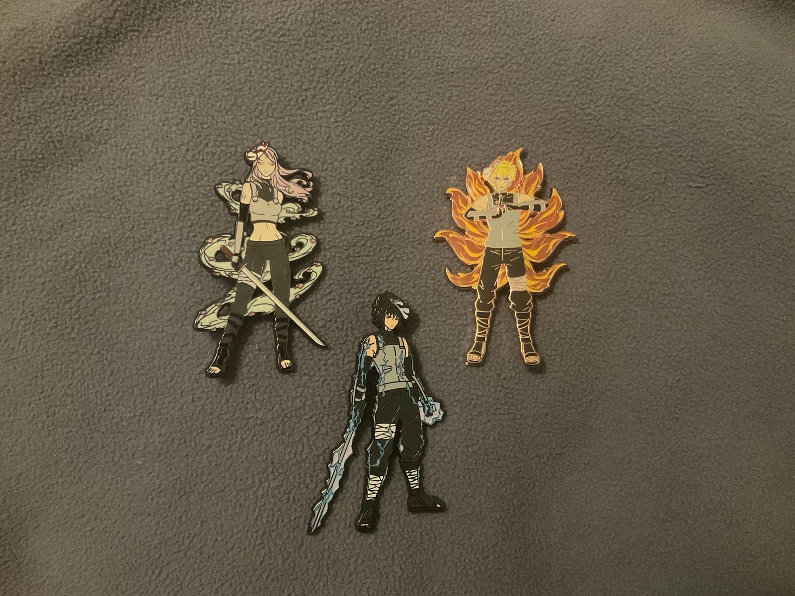 Naruto Anime pin Kevin collectibles set