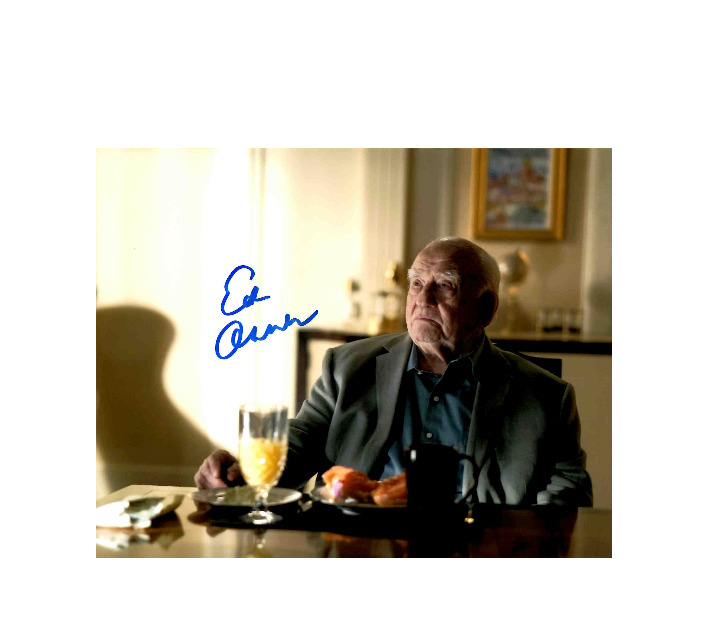 Ed Asner Signed Autographed 8x10 Cobra Kai Photo