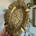 Antique French Bronze Brass Cherub Ashtray