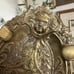 Antique French Bronze Brass Cherub Ashtray