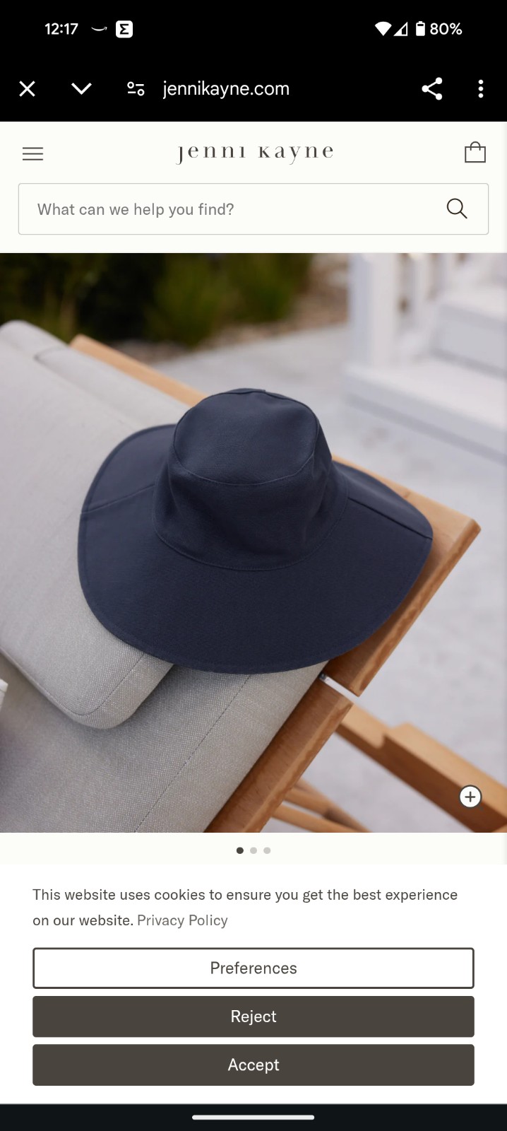 Jenni Kayne Cotton Canvas Sun Hat