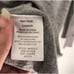 Joie Leticia B. Shark Bite Sweater Gray Size Large
