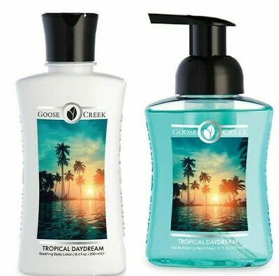 Goose Creek TROPICAL DAYDREAM 2-PC BODY LOTION & HAND SOAP SET NEW Goose Creek TROPICAL DAYDREAM 2-PC BODY LOTION & HAND SOAP SET NEW