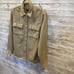 Vintage Polo Jeans Co. Ralph Lauren Womens L Shirt Military Tan Khaki Canvas