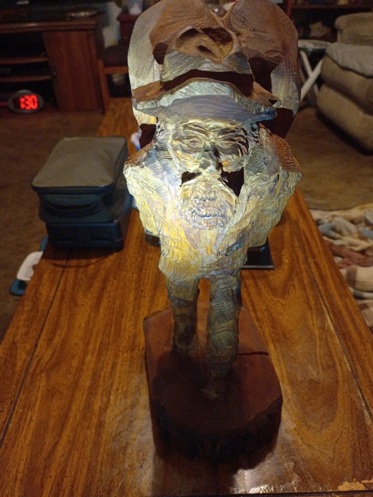 Hand carved 20 inch piece