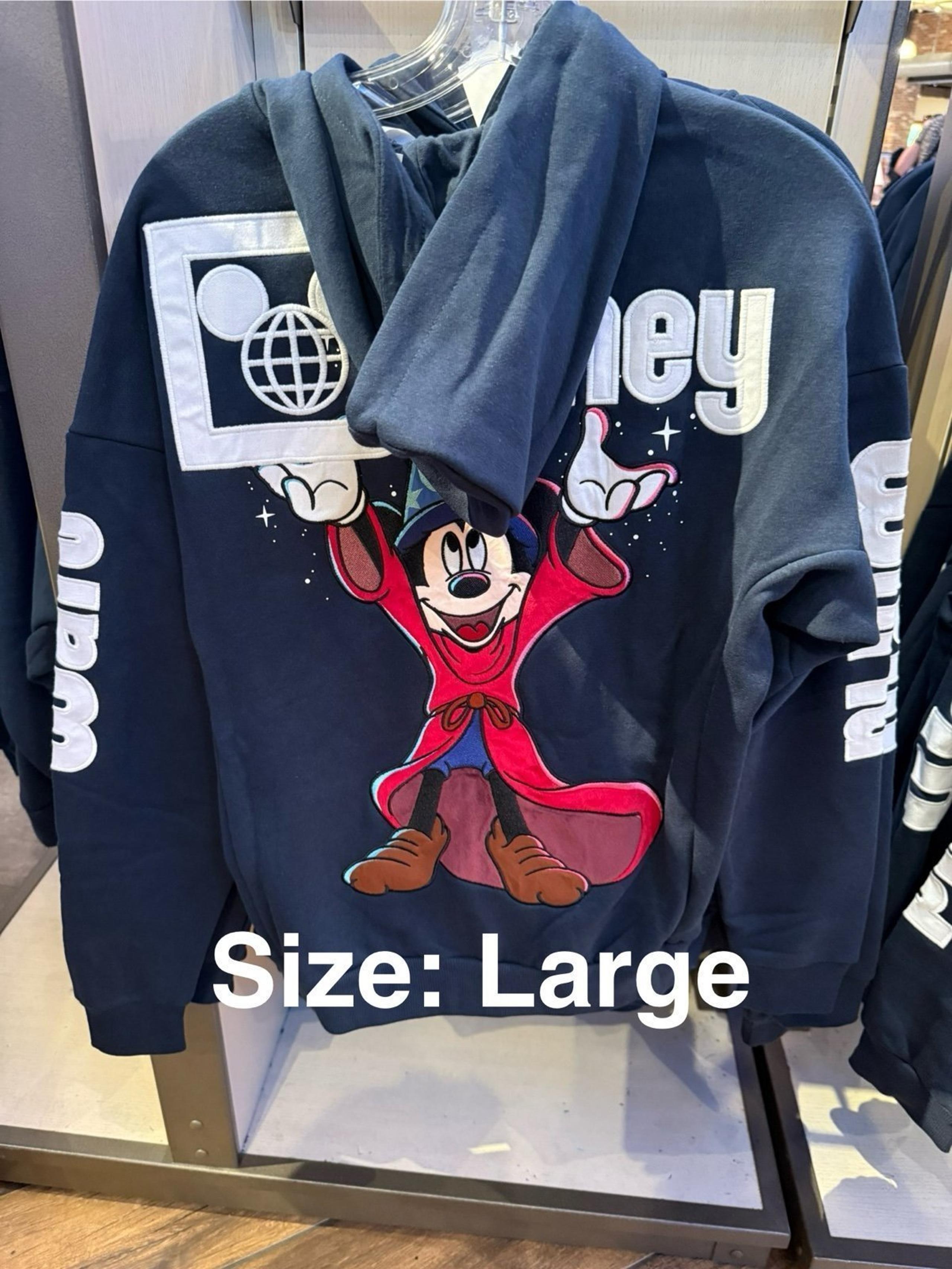 New!! 2025 Disney Mickey Mouse Sorcerer Fantasia Hoodie Jacket