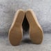 Toms Shoes Womens 7 Bootie Wedge Desert Lace Up Chukka Leather Casual Taupe Kala