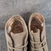 Toms Shoes Womens 7 Bootie Wedge Desert Lace Up Chukka Leather Casual Taupe Kala