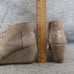Toms Shoes Womens 7 Bootie Wedge Desert Lace Up Chukka Leather Casual Taupe Kala