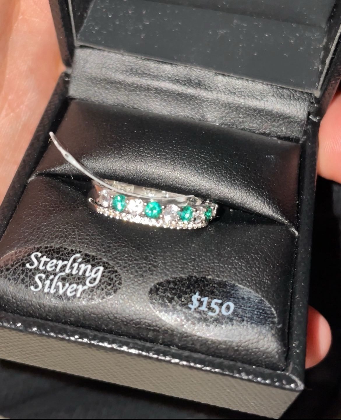 Lab Created Sapphire ring