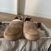 Gianvito Rossi Beige Suede Loafers