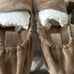 Gianvito Rossi Beige Suede Loafers
