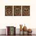 NWT Sugar Skull Vintage Abstract Canvas Art