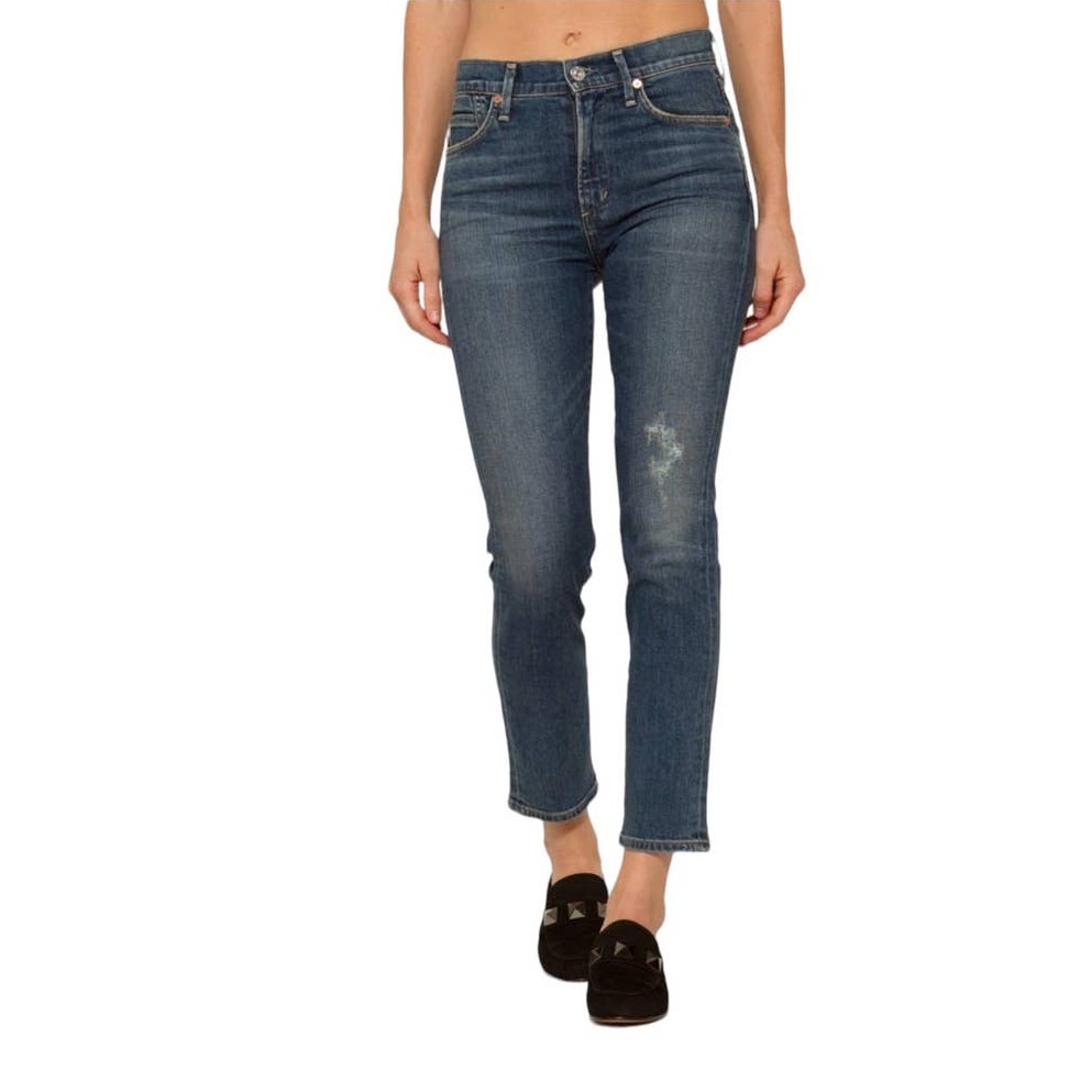 New Citizens of Humanity Cara High Rise Cigarette Ankle Premium Vintage Jeans 27
