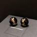 black pearl earrings