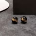 black pearl earrings