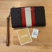 Authentic Michael Kors Adele Logo Stripe Smartphone Wallet