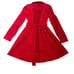 NWT Anthropologie Elevenses Corset Trench Jacket Women's 4 Red Classic Elegant