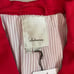 NWT Anthropologie Elevenses Corset Trench Jacket Women's 4 Red Classic Elegant