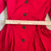 NWT Anthropologie Elevenses Corset Trench Jacket Women's 4 Red Classic Elegant