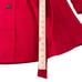 NWT Anthropologie Elevenses Corset Trench Jacket Women's 4 Red Classic Elegant