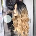 Ombré Deep Wave Lacefront Wig