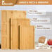 Kitchen Chopping Board with Set of 3