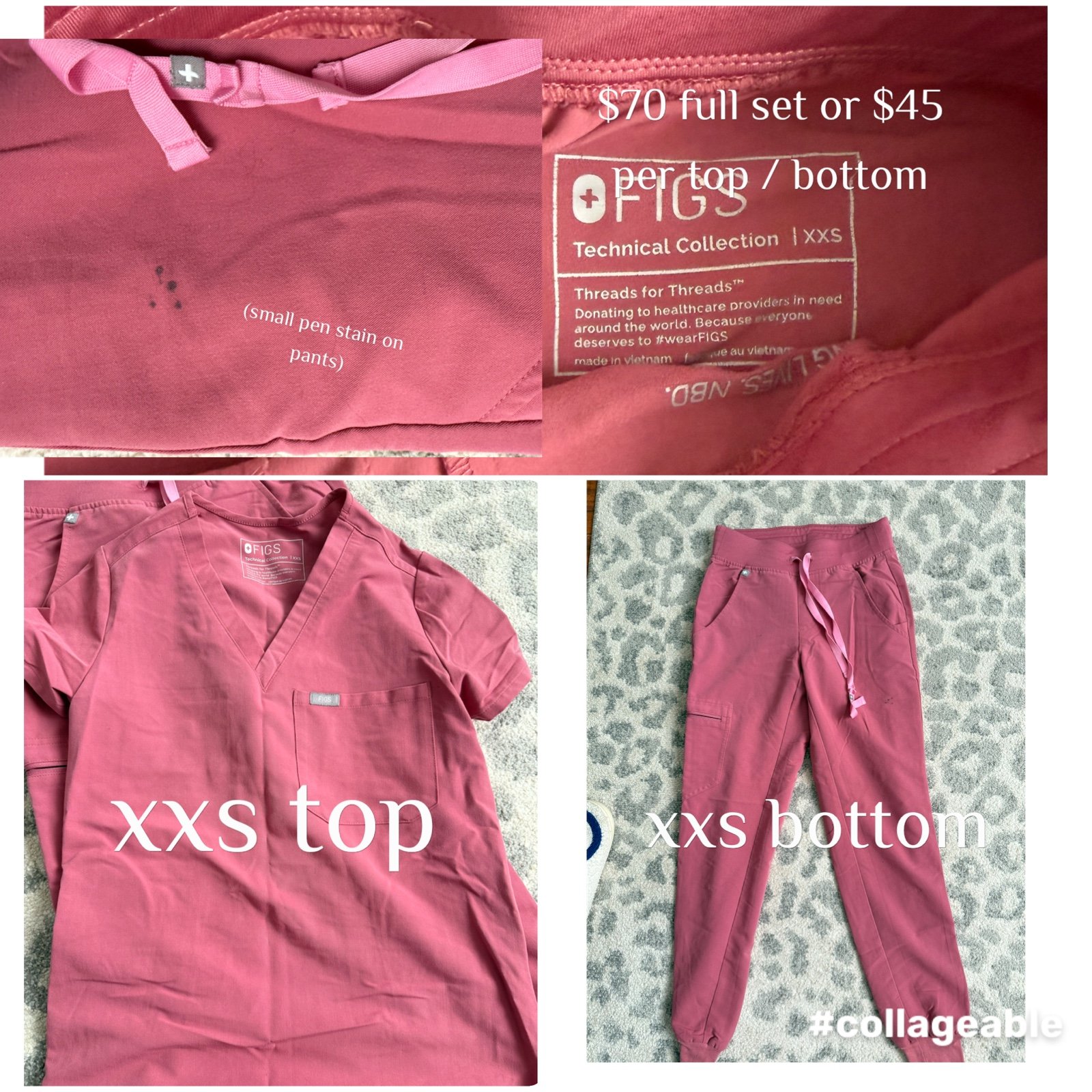 Figs LIMITED EDTION BREAST CANCER AWARENESS