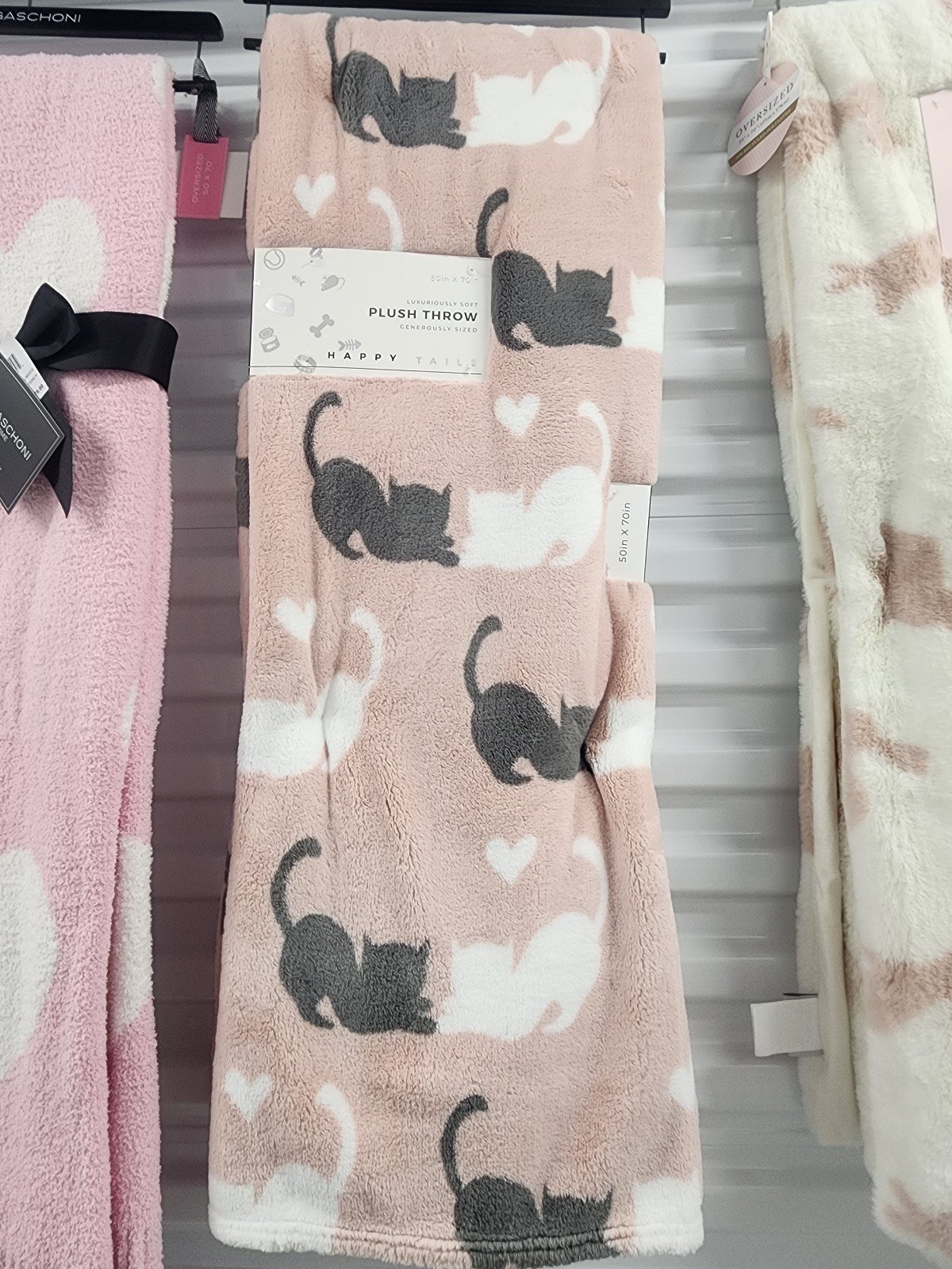 Super Soft Valentines Cat Lovers Throw Blanket